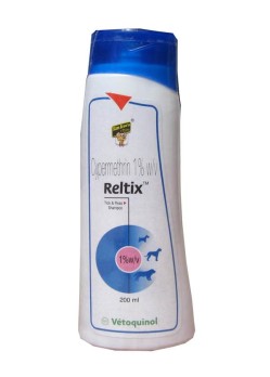 Vetoquinol Reltix Tick And Fleas Shampoo 200ml